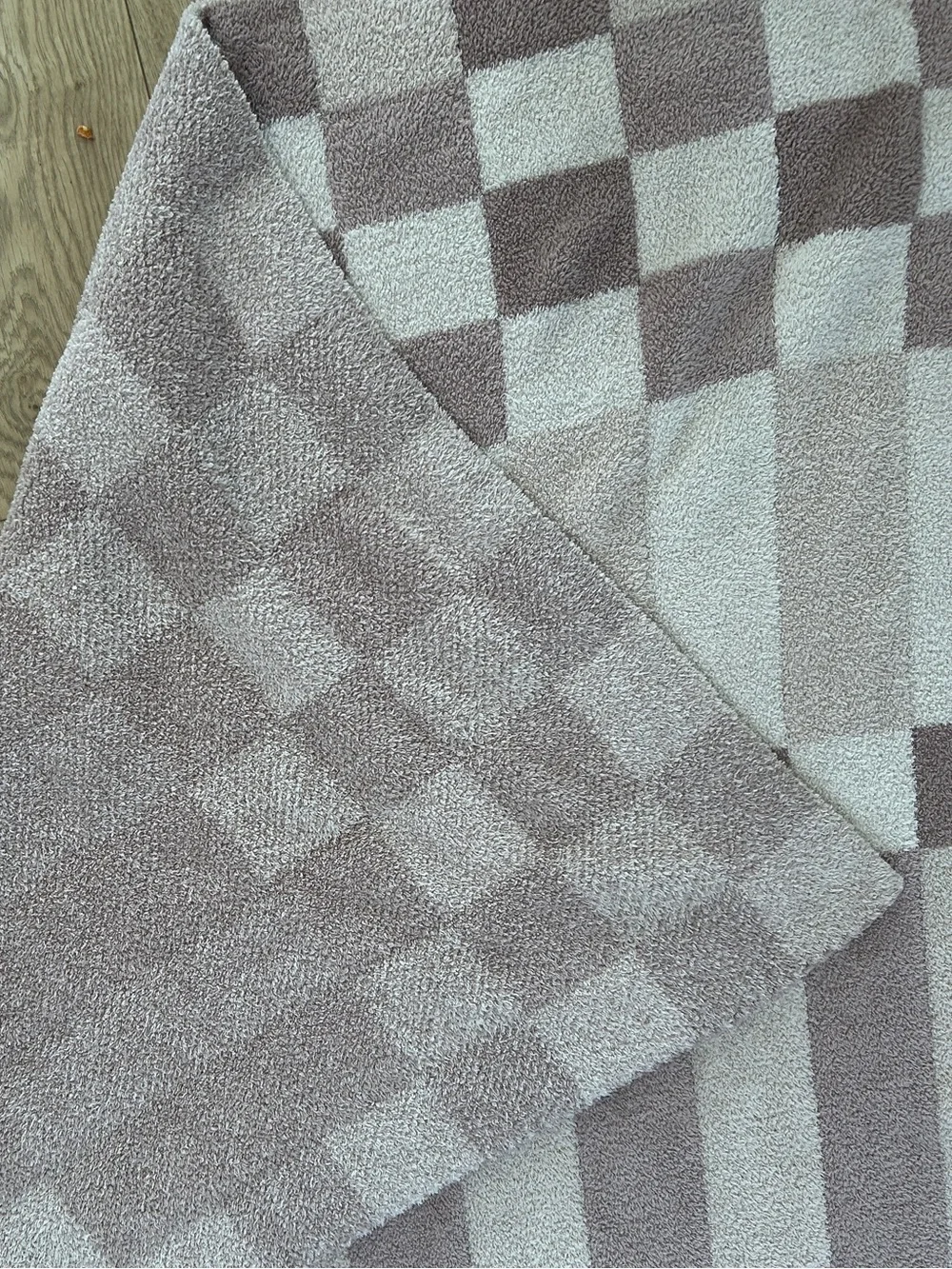 Barefoot Dreams® CozyChic Checkerboard Throw Blanket Faded Rose Multi, DISPLAY